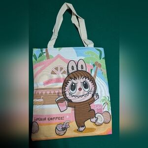 Cute Cartoon Tote Bag with Bunny Design